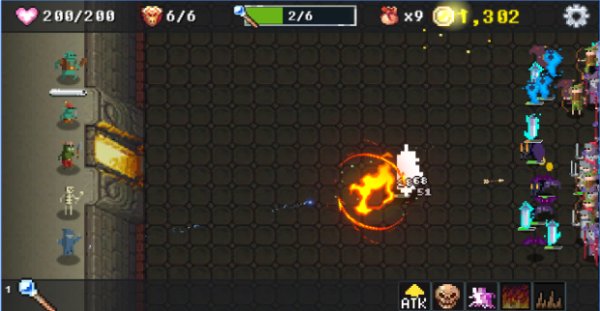 Gameplay screenshot from dungeon defense for Android