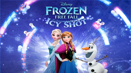 frozen free fall icy shot