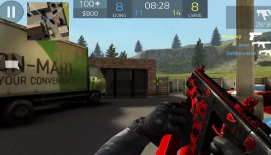 Gameplay screenshot from forward assault for Android