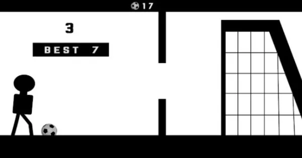 Gameplay screenshot from football black mini for Android