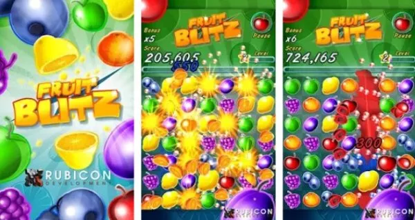 Gameplay screenshot from fruit blitz for Android