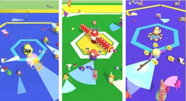 Gameplay screenshot from fall heroes io fun guys smasher for Android