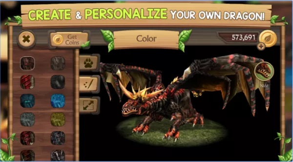 Gameplay screenshot from dragon sim online be A dragon for Android