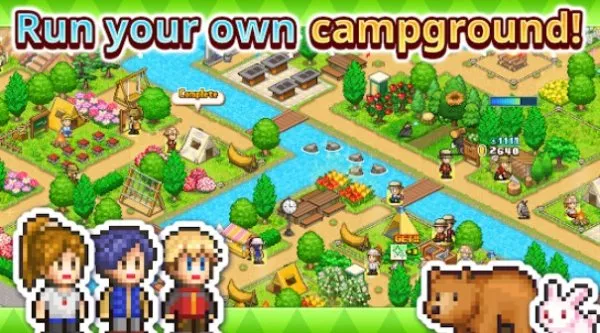 Gameplay screenshot from forest camp story for Android