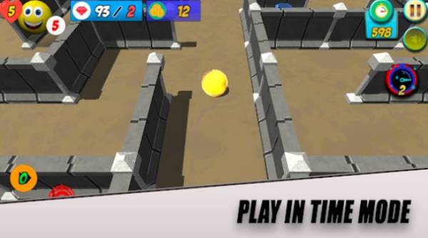 Gameplay screenshot from 3d maze infinity pro for Android