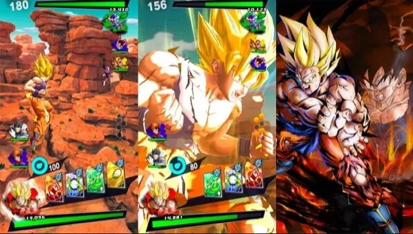 Gameplay screenshot from DRAGON BALL LEGENDS for Android