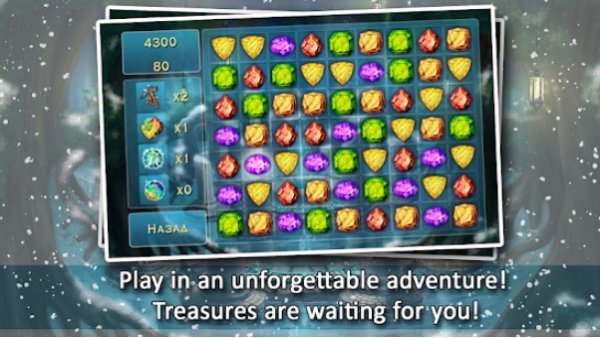 Gameplay screenshot from forgotten treasure 2 match 3 for Android