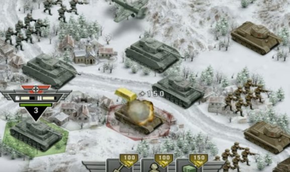 Gameplay screenshot from 1941 frozen front premium for Android