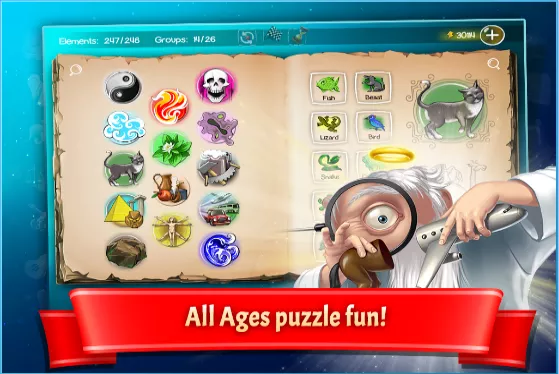 Gameplay screenshot from doodle god blitz hd for Android