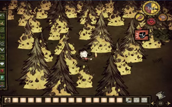 Gameplay screenshot from don t starve pocket edition for Android