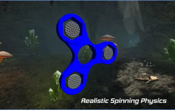 Gameplay screenshot from fidget spin simulator plus for Android