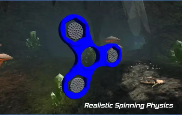 Gameplay screenshot from fidget spin simulator plus for Android