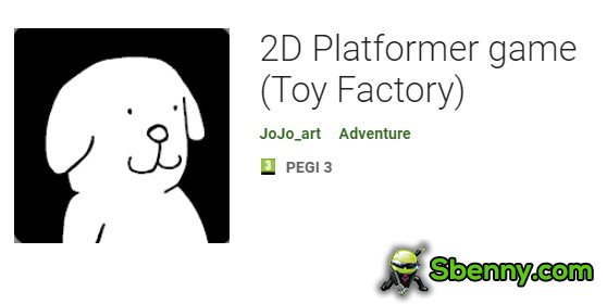 Fábrica de juguetes de juego de plataformas 2d