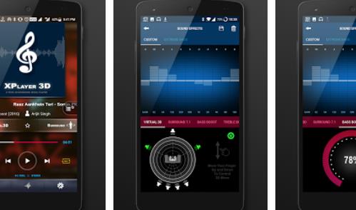 Gameplay screenshot from 3d surround music player for Android