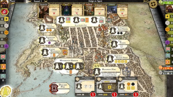 Gameplay screenshot from d and d lords of waterdeep for Android