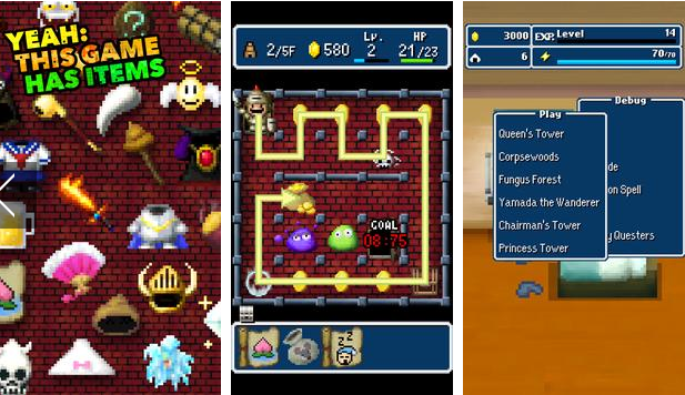 Gameplay screenshot from dandy dungeon for Android