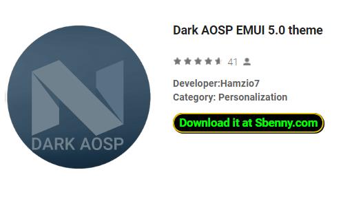 dark aosp emui 5 0 theme