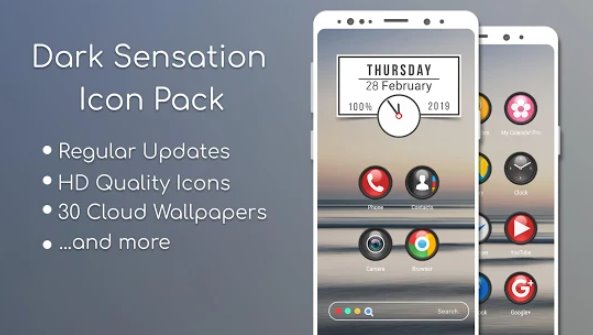 dark sensation icon pack
