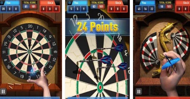 Gameplay screenshot from darts master 3d for Android