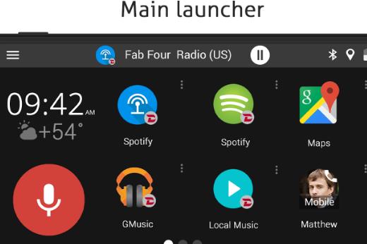 Gameplay screenshot from dashlinq car driving mode app for Android