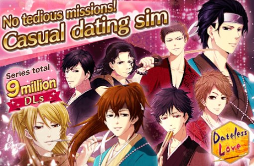 Gameplay screenshot from dateless love otome games english free dating sim for Android