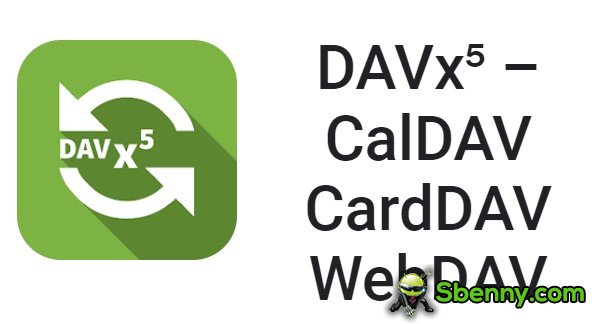 davx caldav-kaartdav webdav