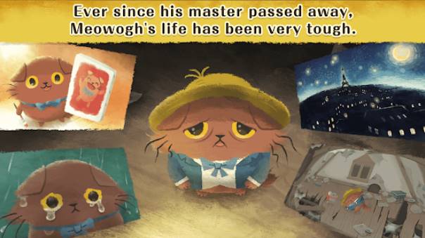 Gameplay screenshot from days of van meowogh for Android