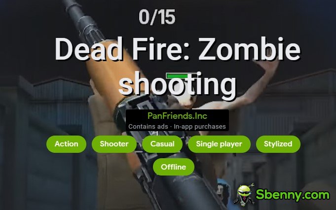 strzelanie do martwego ognia zombie