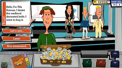 Gameplay screenshot from dealer s life pawn shop tycoon for Android
