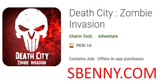 invasion de zombies de la ville de la mort