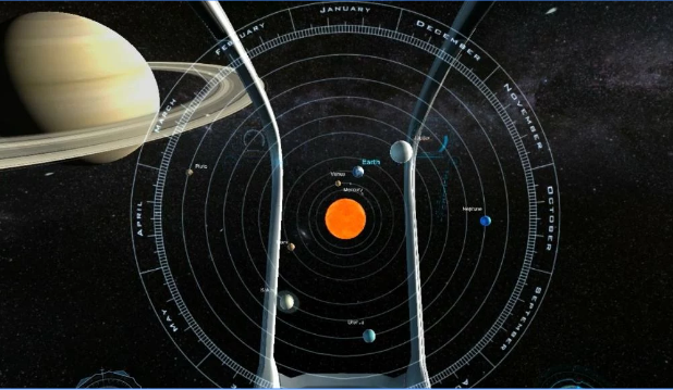 Gameplay screenshot from deep space vr for Android