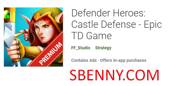 defensa héroes castillo defensa épica td juego
