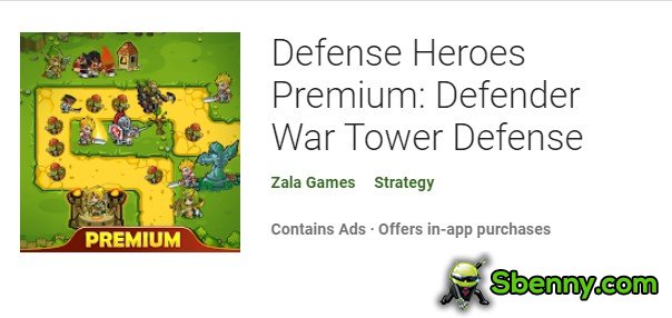 difesa eroi premium defender war tower defence