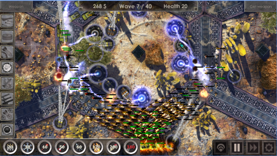 Gameplay screenshot from defense zone 3 unreleased for Android