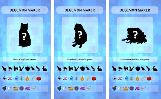 Gameplay screenshot from degemon maker premium for Android