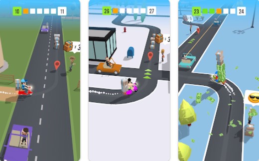 Gameplay screenshot from deliver it 3d for Android