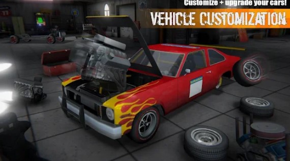 Gameplay screenshot from demolition derby 3 for Android