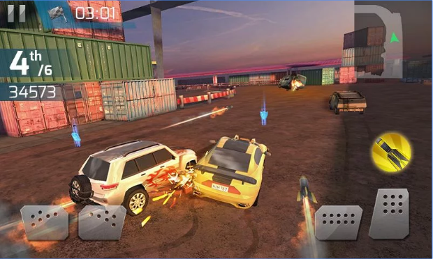 Gameplay screenshot from demolition derby 3d for Android