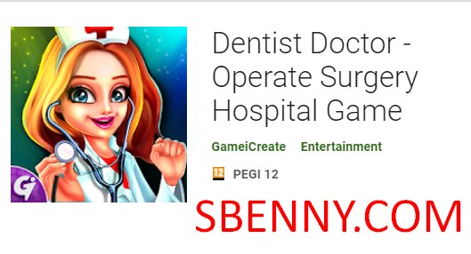 치과 의사가 수술 병원 게임을 운영
