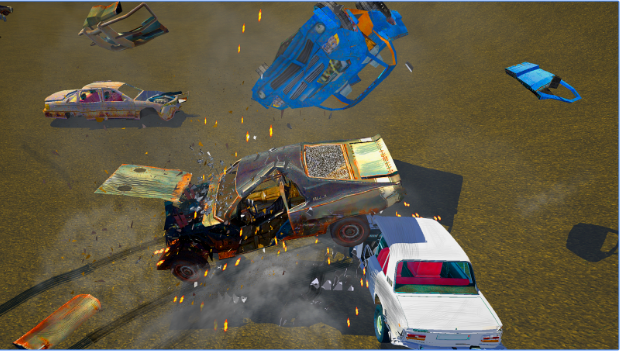 Gameplay screenshot from derby demolition simulator pro for Android