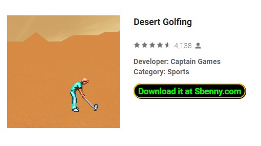 Golfspielen in der Wüste