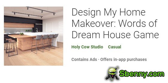 Entwerfen Sie meine Home Makeover Worte des Traumhausspiels