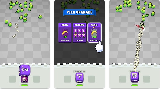 Gameplay screenshot from dice vs monsters idle defense for Android