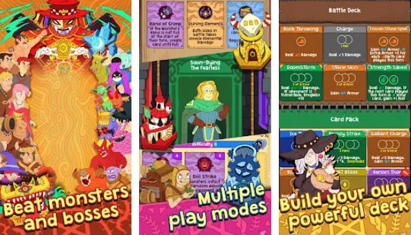 Gameplay screenshot from dicey elementalist APK Android for Android
