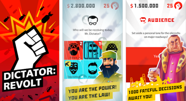 Gameplay screenshot from dictator revolt for Android