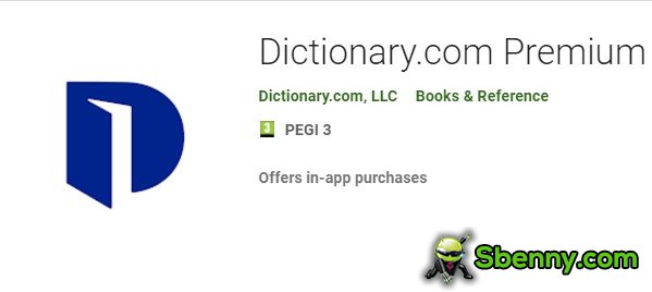 dicionário com premium