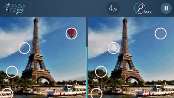 Gameplay screenshot from difference find king for Android