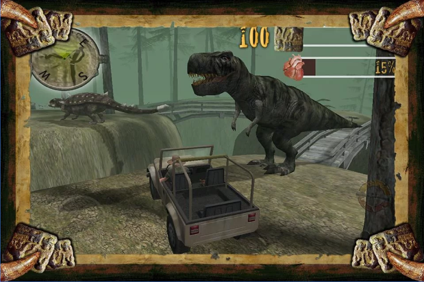 Gameplay screenshot from dino safari 2 pro for Android