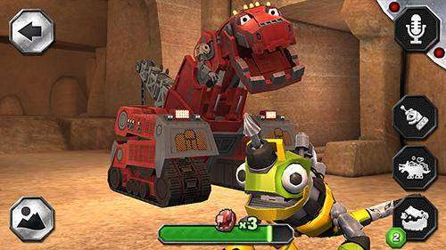 Gameplay screenshot from dinotrux for Android