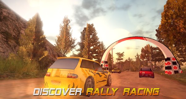 Gameplay screenshot from dirt rally driver hd for Android